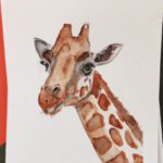 Art - Painting of Giraffe